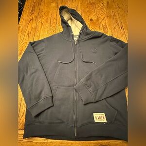 Legendary whitetails fleece lined zip size L